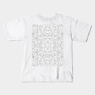 Geo Squiggly Lines Kids T-Shirt